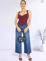 TOP CORSET CON COPAS