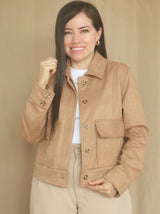 ABRIGO CORTO BOLSILLOS