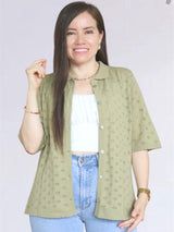 CARDIGAN TEJIDO CAMISERO