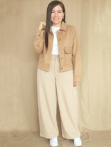 ABRIGO CORTO BOLSILLOS