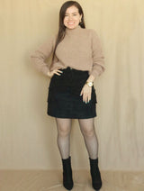 FALDA SHORT CARGO NEGRO