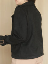 ABRIGO CORTO HEBILLAS CON POLAR