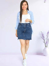 FALDA SHORT JEAN