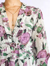 VESTIDO MIDI FULL BOBOS CON PRETINA ESTAMPADO HUESO