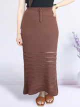 MAXIFALDA TEJIDA COCOS