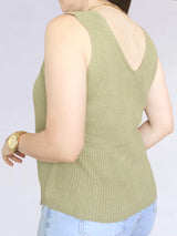 SWEATER CHALECO TEJIDO