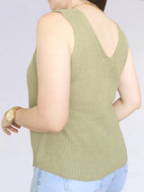 SWEATER CHALECO TEJIDO