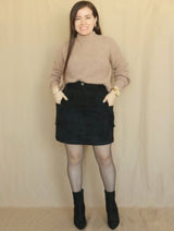 FALDA SHORT CARGO NEGRO