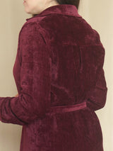 VESTIDO CORTO CAPA CAMISERO GAMUZADO