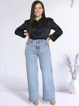PANTALÓN PALAZO JEAN