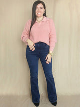 SWEATER CUELLO CAMISERO