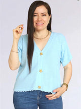 CARDIGAN TEJIDO ESTRELLA