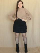 FALDA SHORT CARGO NEGRO