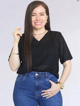 POLO TEJIDO CUELLO V