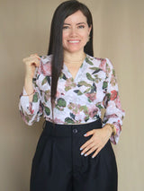 BLUSA LAZO ESTAMPADA