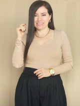 POLO RIB ESCOTE CORAZÓN