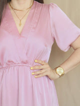 MAXIVESTIDO 3 TIEMPOS ROSA ENTERO