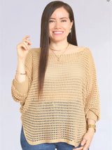 SWEATER TEJIDO MALLA