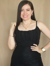 TOP TIRAS BUSTO RECOGIDO