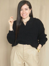 SWEATER CUELLO CAMISERO