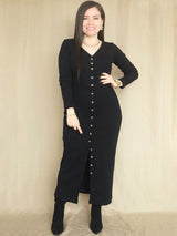 MAXIVESTIDO RIB CAPA