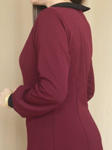 VESTIDO CORTO CON CUELLO