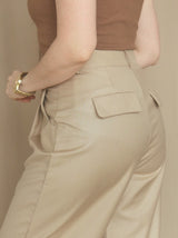 PANTALÓN SLOUCHY SASTRE TAPAS BEIGE