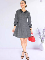 VESTIDO CORTO TWEED
