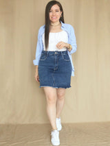 FALDA SHORT JEAN