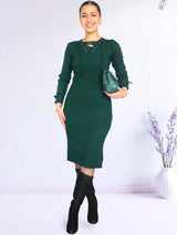 VESTIDO MIDI TIRA CRUZADA IMPORTADO