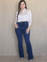 CAMISA BÁSICA GASA COLOR ENTERO