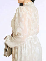 MAXIVESTIDO FULL BOBOS CON PRETINA CREMOSO