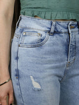 PANTALÓN MOM JEAN RASGADO