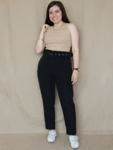 POLO RIB CUELLO RECTO ALTO