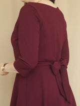 VESTIDO CORTO CON LAZO