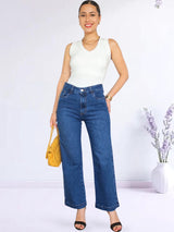 PANTALÓN WIDE LEG JEAN PETIT