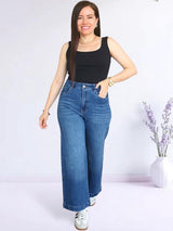 PANTALÓN SEMI PALAZO JEAN PETIT