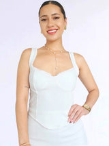 CONJUNTO CORSET CON COPAS HUESO