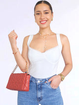 TOP CORSET CON COPAS