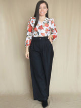 PANTALÓN PALAZO SASTRE NEGRO