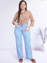 PANTALÓN WIDE LEG JEAN PETIT