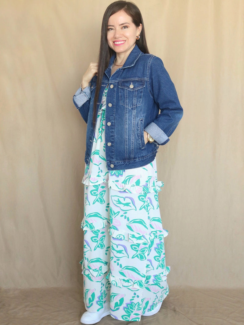 CASACA DENIM AZUL