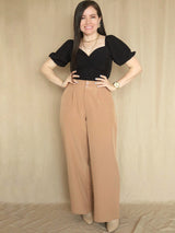 PANTALÓN PALAZO CON ELÁSTICO