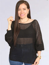 SWEATER TEJIDO MALLA