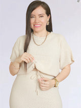 POLO TEJIDO COCOS CON REGULADOR