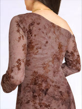 MAXIVESTIDO MESH ASIMÉTRICO