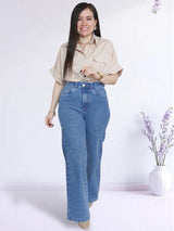 PANTALÓN WIDE LEG JEAN