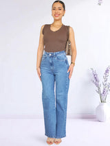 PANTALÓN WIDE LEG JEAN