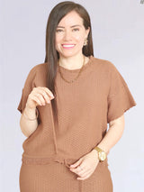 POLO TEJIDO COCOS CON REGULADOR