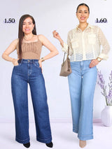 PANTALÓN PALAZO JEAN KALESSY